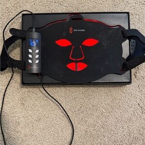 Red Light Face Mask - Black and Red